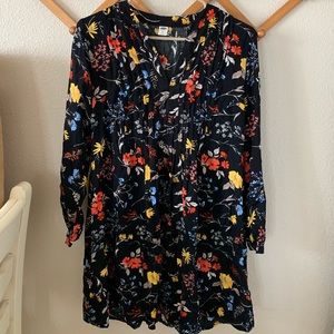 Floral fall dress